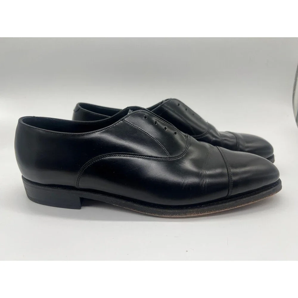 Florsheim Men's Size 11 E Black Leather Cap Toe Oxford Dress Shoes 509449